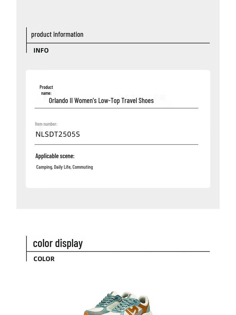 Northland Orlando II Women's Low-Top Travel Shoes