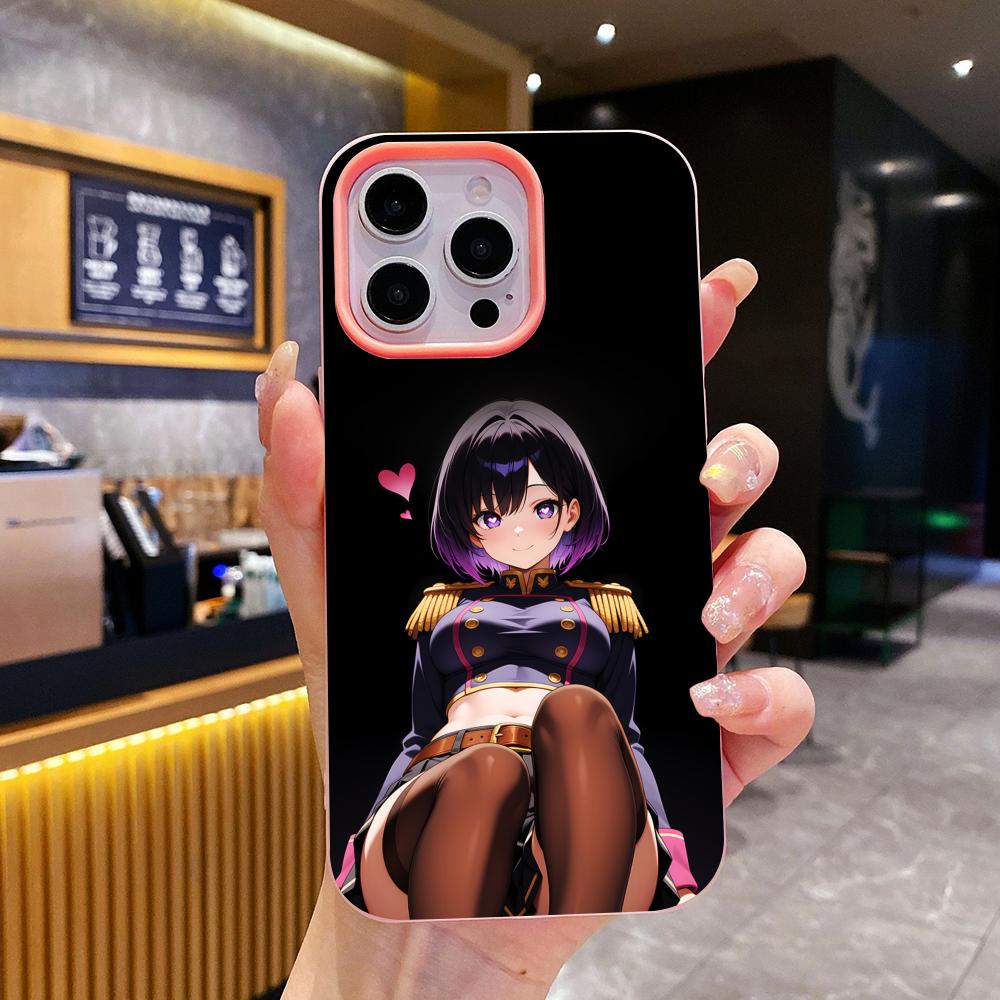 Mato seihei Yakumo Ezo Jelly Double layer Pink Mobile Phone Case for iPhone 17 16 15 14 13 12 11 Air Pro Max Plus Protective
