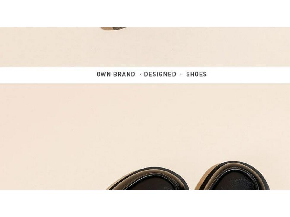 Women's Genuine Leather Fleece-Lined Loafers - Thick Sole, Slip-On, Lace-Up, British Style for Autumn and Winter