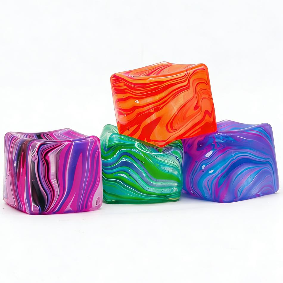 Attractive Glasses Nee Doh Ice Cube Maltose Decompression Fidget Toy Squishy Butter Fidget Gifts Dumpling Squishy Party Gifts