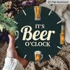 2D Flat Aluminum 7.87 Inch X 7.87 Inch Vintage Beer-style Wall Hanging. Suitable for Living Rooms, Kitchens, Bars, Clubs, Porches, Indoor and Outdoor