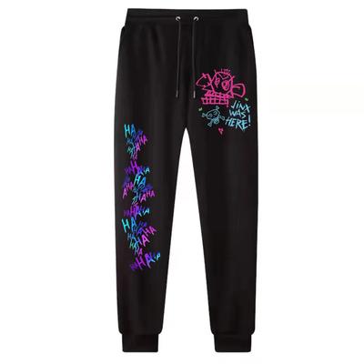 Pánské a dámské Arcane-Jinx Anime ležérní kalhoty módní trend Harajuku fitness joggingové kalhoty pánské dámské sportovní tepláky