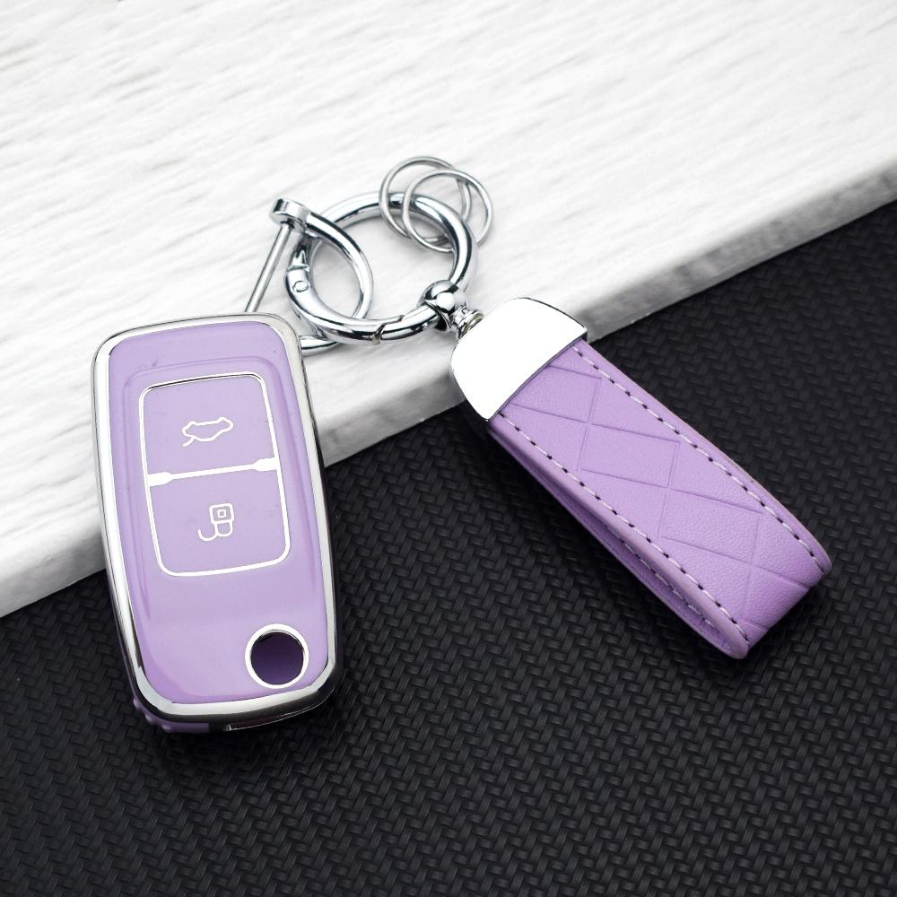 For Chery Tiggo 3 5 A5 E5 A3 Fulwin Cowin Fora Elara A1 Ego Tengo Cielo T11 M11 A13 Easter Chance Tpu Car Key Cover Fob Holder