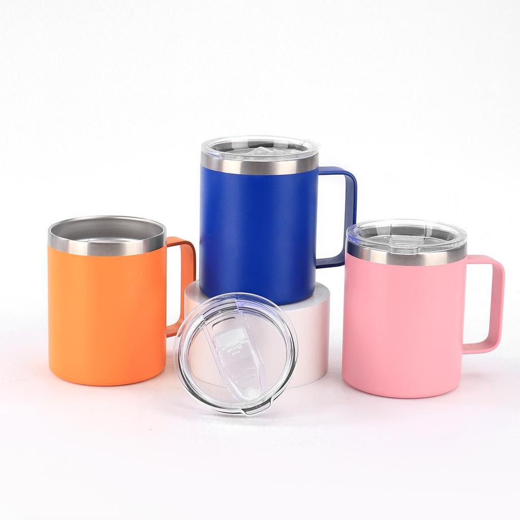 12oz/24oz Double Wall Vacuum Insulated Stainless Steel Mug with Lid