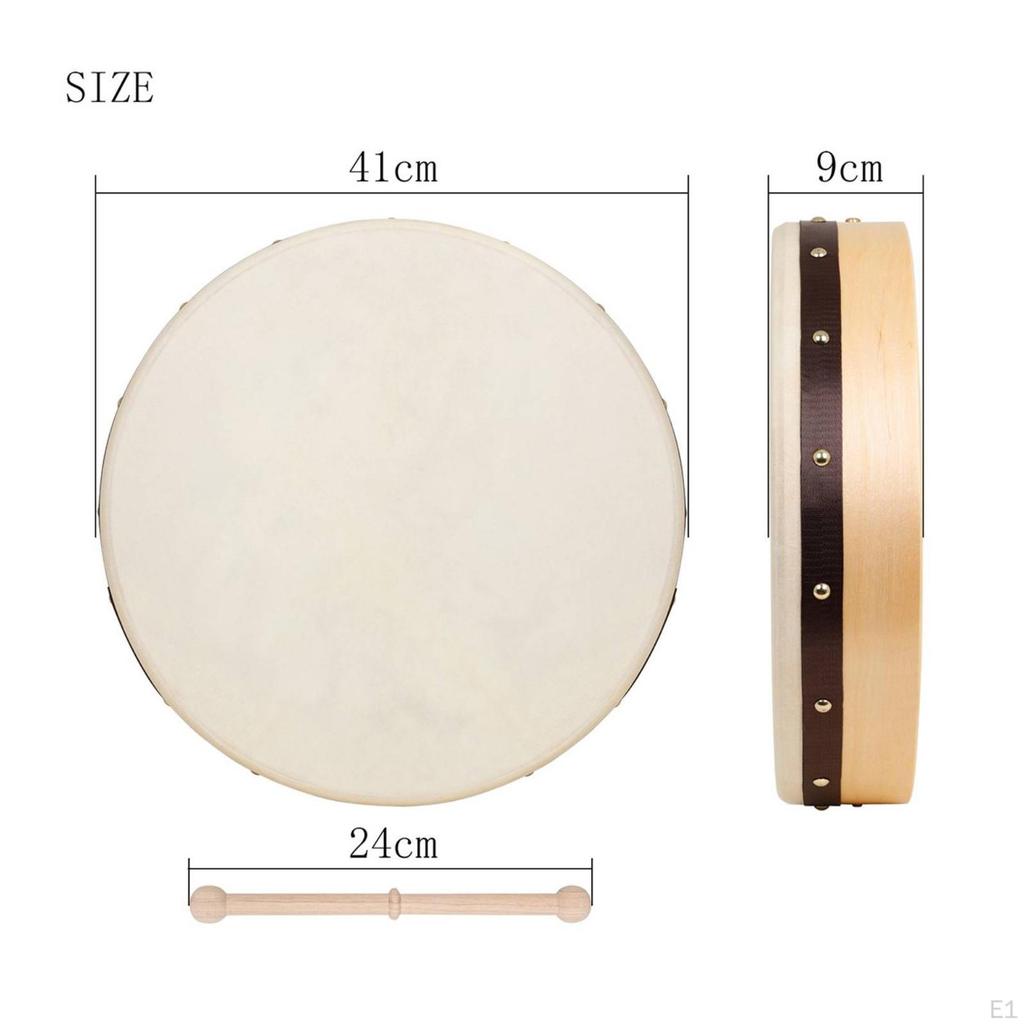Traditional Bodhrán Authentic Bodhran for Drummers, Beginners, Rhythm Training Stage Performance,