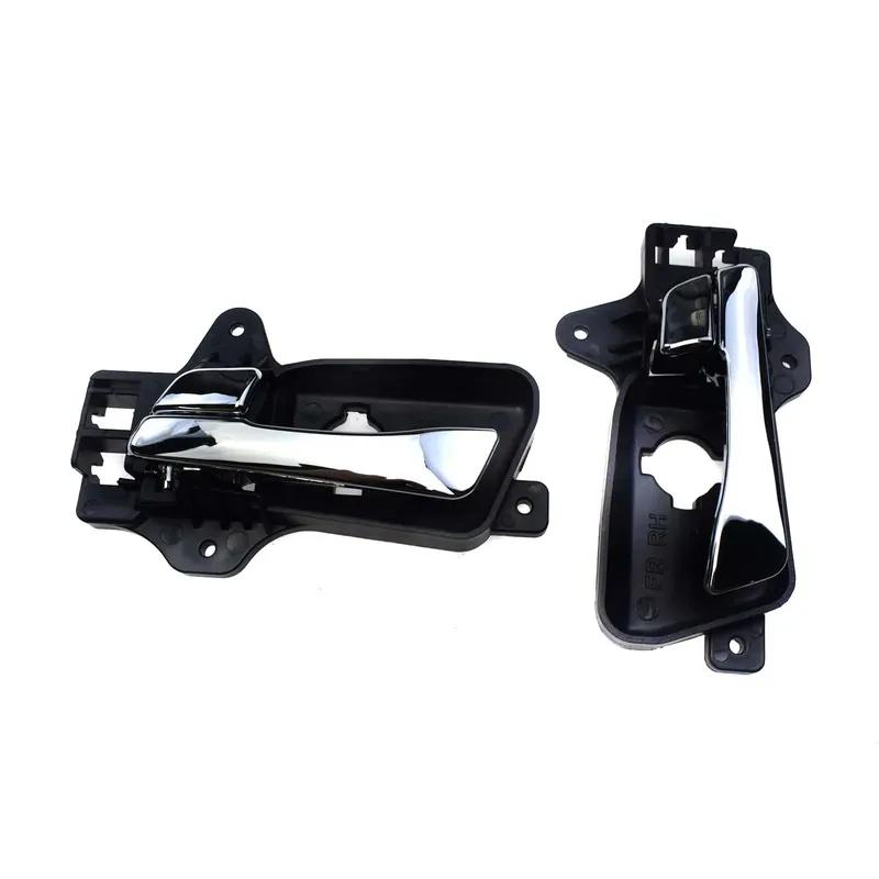 WOLFIGO Chrome Front Rear Left Right Inner Door Handle for Hyundai I20 I30 Kia Ceed 82610-2L010 826202L010 836102L010 836202L010