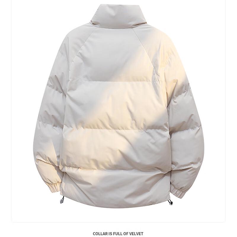 PNJ Men's Casual Stand Collar Puffer Jacket