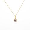 Elegant Violet Water Drop Necklace - Light Luxury, Versatile, High-End Jewelry for Women, Japanese & Korean Style.