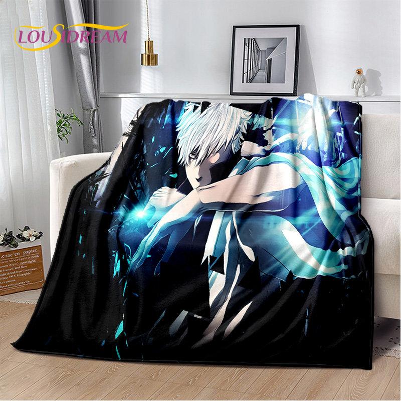 Gintoki Kagura Gintama Anime Soft Plush Blanket,Flannel Blanket Throw Blanket for Living Room Bedroom Bed Sofa Picnic Cover Kids