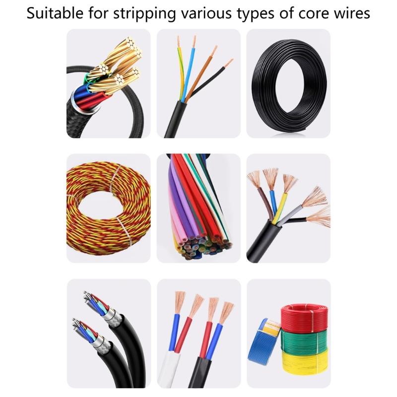 Manual/Electrical Copper Wire Stripper Cable Stripping Tool For Safe Efficient Diy Cable Stripping Recycling Projects