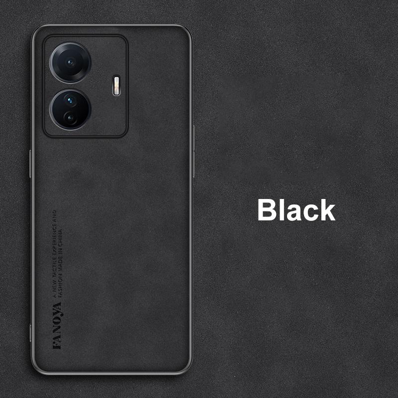 Luxury Leather Case For Vivo T1 Pro 5G Matte Back Cover Silicone Shockproof Full Protection Phone Case For Vivo T1 S15E Coque