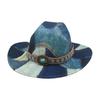 Simple And Old Western Cowboy Hat Travel Vacation Jazz Hat High-End Photography Concave Shape Retro Cowboy Hat