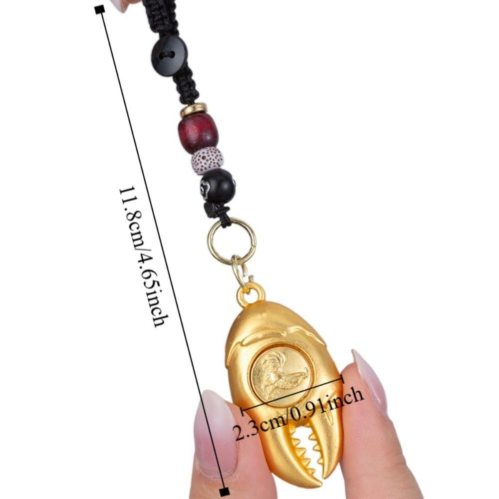 Hanging Rotating Keychain Chinese Style Car Keychain Creative Zodiac Keychain  Gift