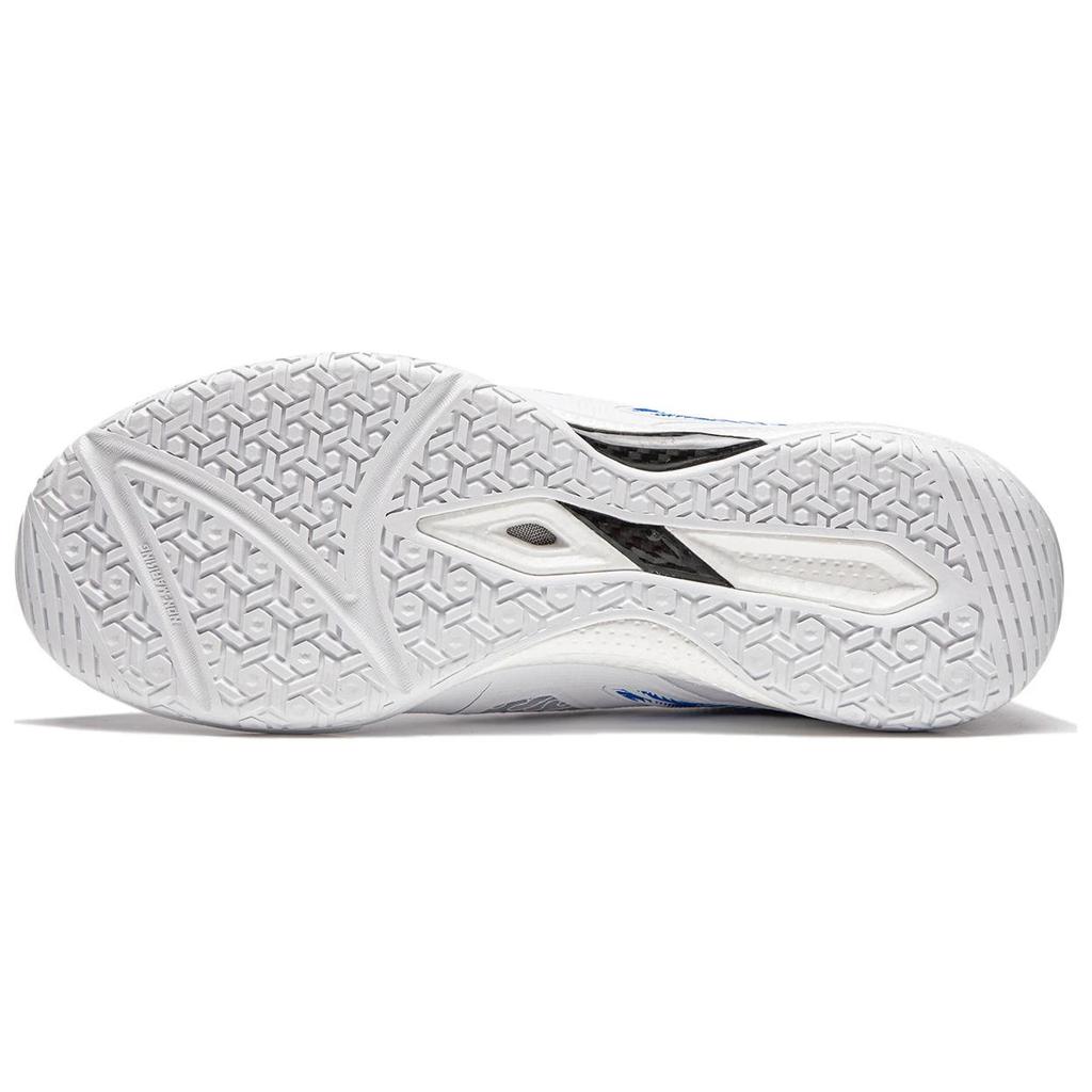 Li Ning Qilin 3.0 Comfortable Versatile Shock Absorbing Durable Low Top Professional Table Tennis Shoes Unisex Shoes White Blue APPU029-1