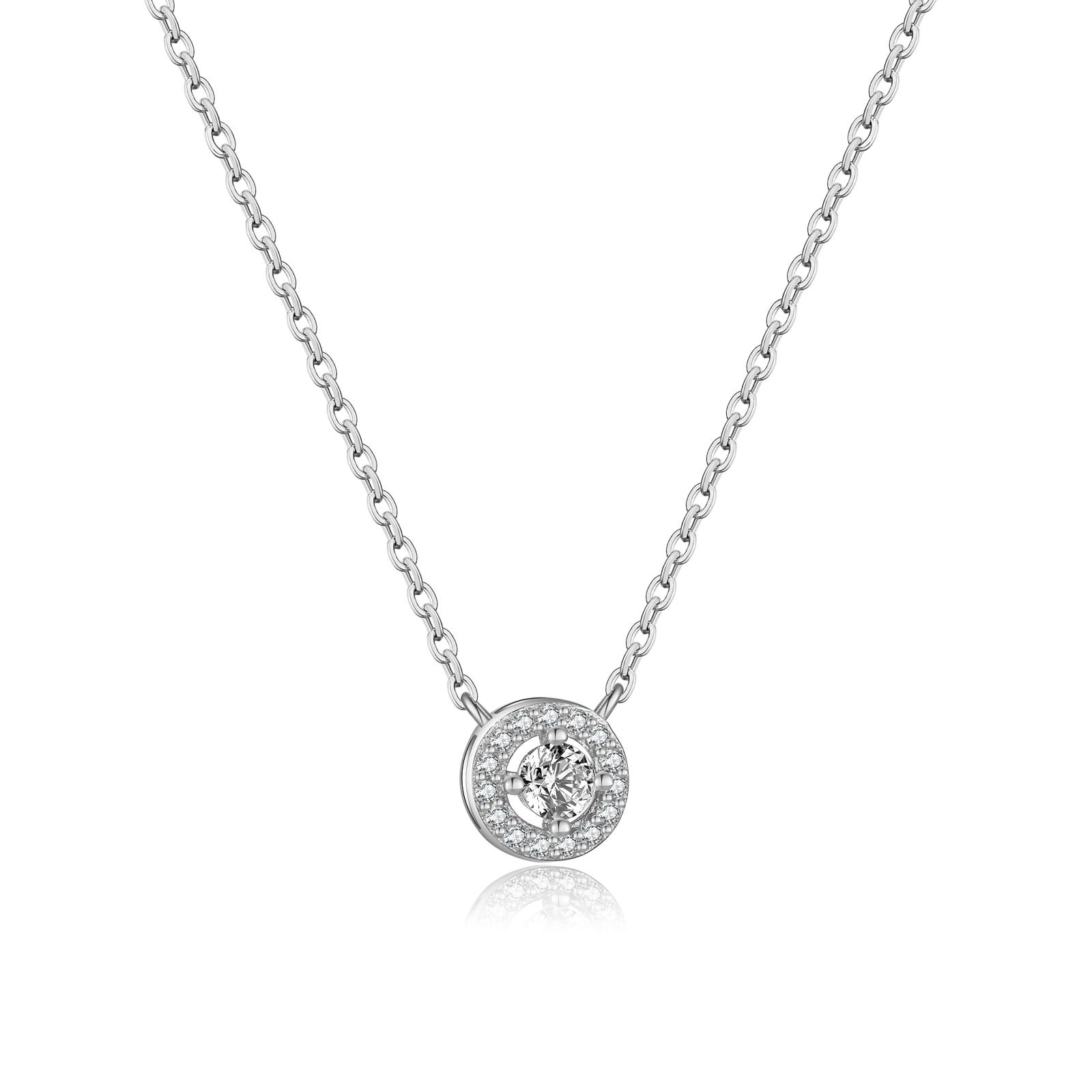 

Sterling Silver Pendant Women Choker Necklace 2024 Anniversary Wedding Party Luxury Fine Jewels серебряный