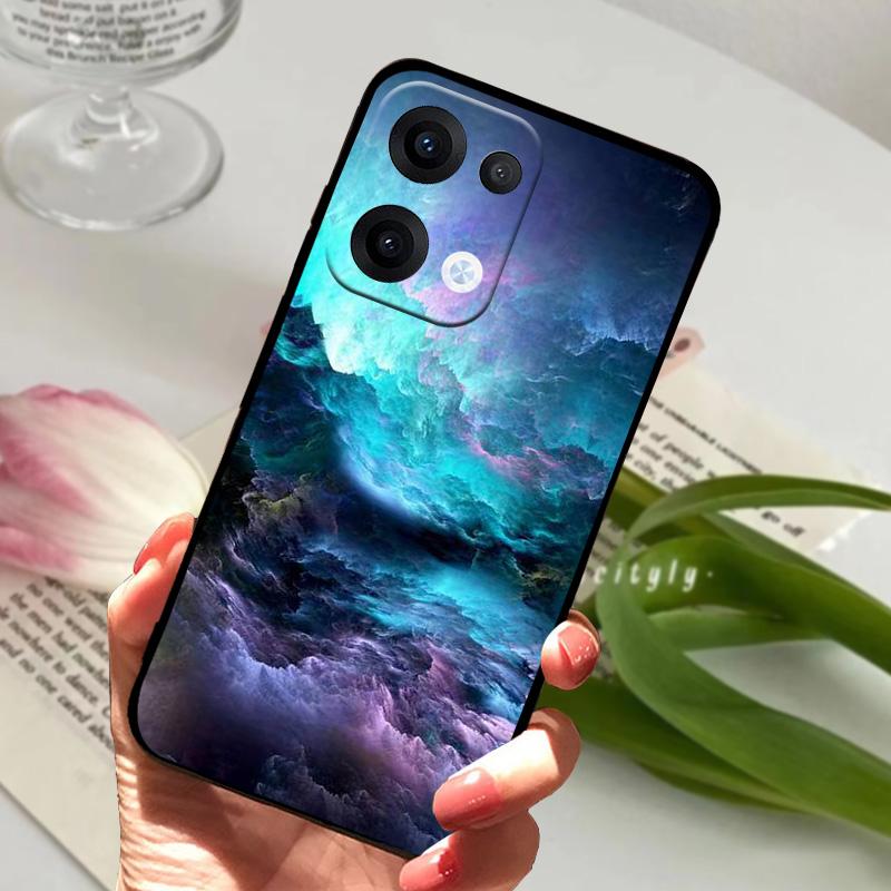For Oppo Reno13 Pro Case Reno 13 12 5G Cute Animal Soft Silicone TPU Phone Cover For Oppo Reno12 Pro Protection Fundas Phone Bag