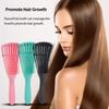 Women Hair Comb Massage Scalp Detangle Hairbrush Nylon Brush Wet