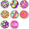 Racket Ball Luminous Football Park Fitness Inflatable Elastic Ball Children's Toy Stall Night Market Flashing Ball