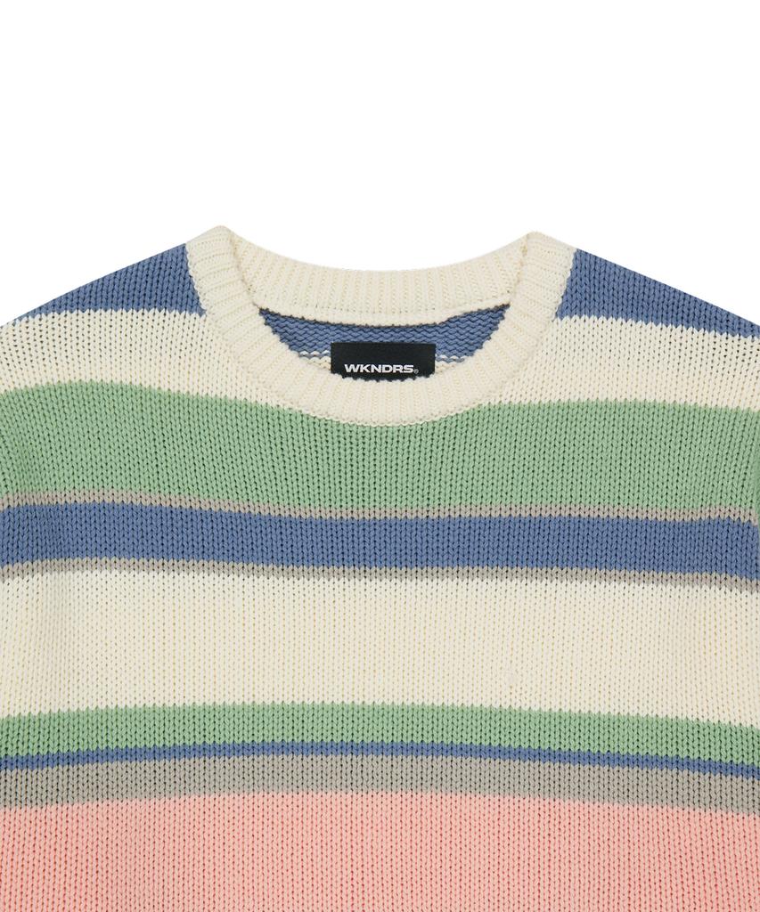 WKNDRS Multi Stripe Knit (Ivory)