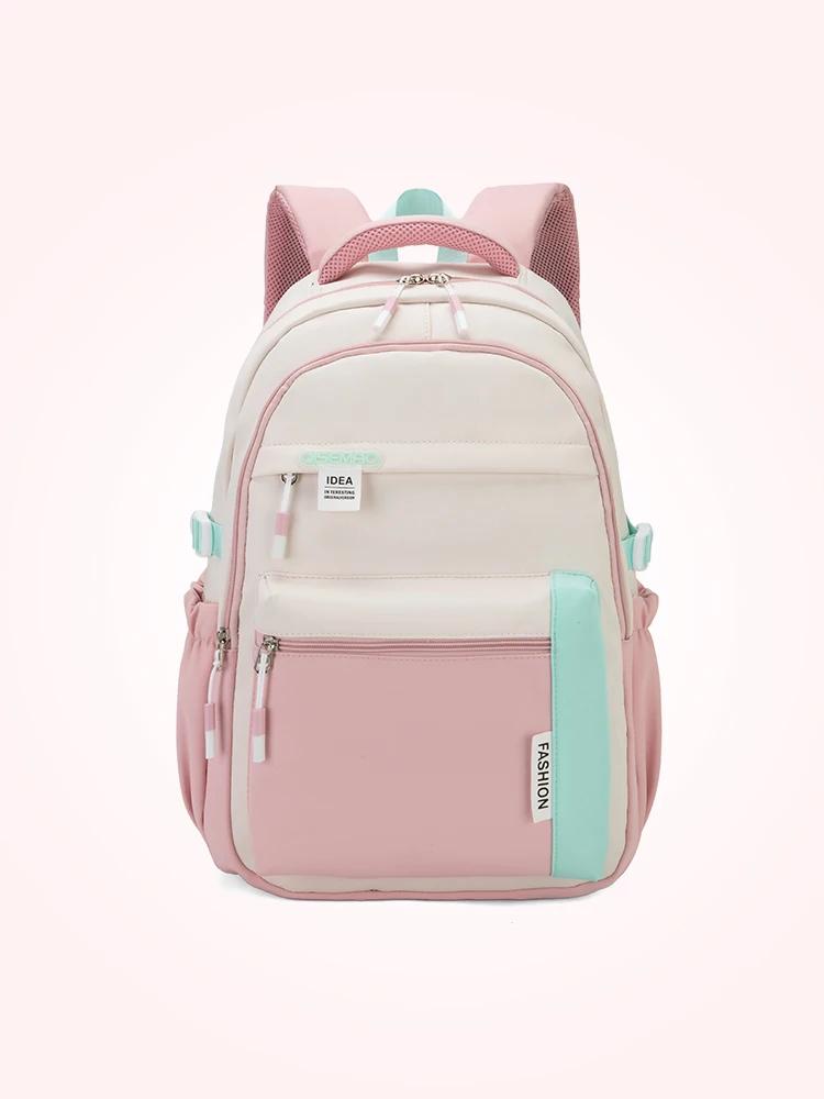 Schoolbags Junior High School Girls High-Looking Niche Ins Style   K-Style Brand Primary School Students Backpack