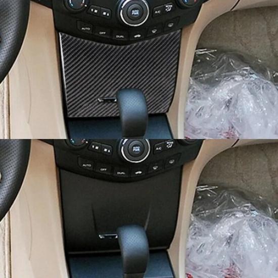 Carbon Fiber Interior Center Storage Cover Trim For Honda Accord Sedan 2003-2007