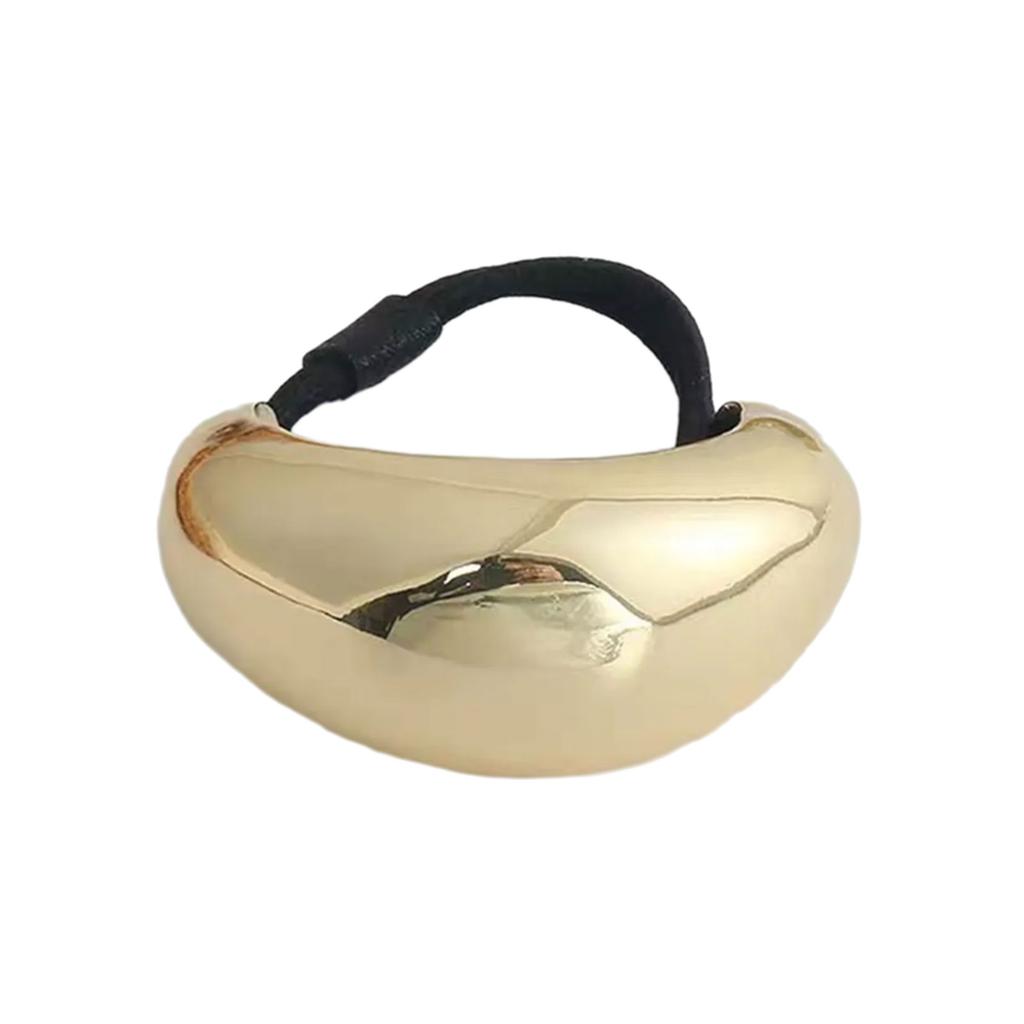 Irregular Geometric Hair Tie Elastic Hairs Scrunchie Ornament Decorated Ponytail Holder Accessory for Women Girls