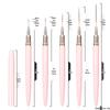 Japanische Nailart Liner Stifte: Set mit 5 Kupferröhrchen zum Zeichnen von Linien, Punkten, Blumen und feinen Details.