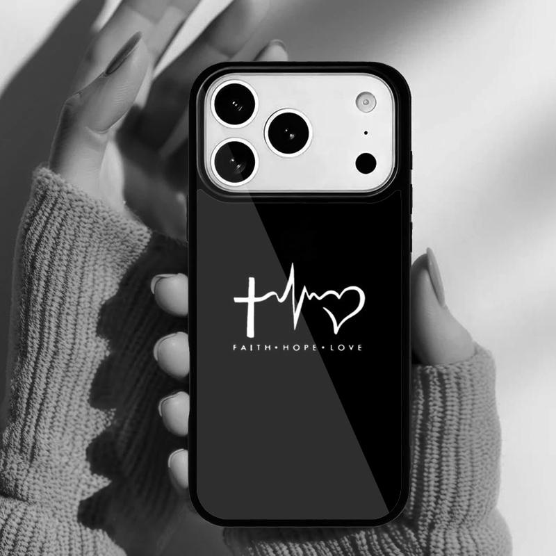 Faith Christian Religious Jesus soft Phone Case for iPhone 17 16 15 14 13 Pro Max Back Cover for 12 11 Pro Coque