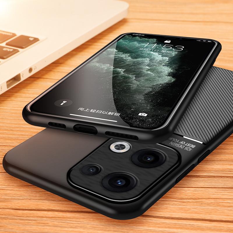 Per Oppo Reno 13 Pro 13F 4G 5G Cornice Morbida TPU Protezione Lente Supporto Auto Cover Posteriore Magnetica per Reno13 13Pro 13 F Antiurto Funda