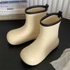 Yuduo HC Fashion Color-block Rain Boots