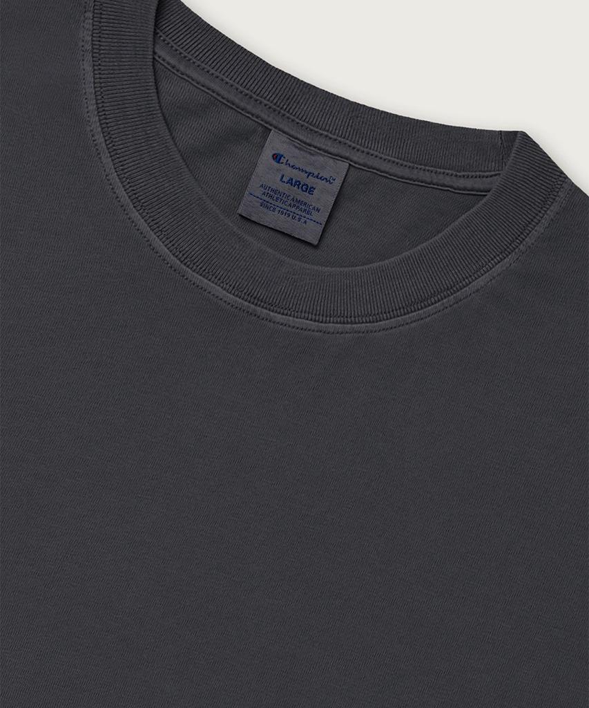 Champion Jogtag Dyed Short Sleeve T-Shirt Charcoal