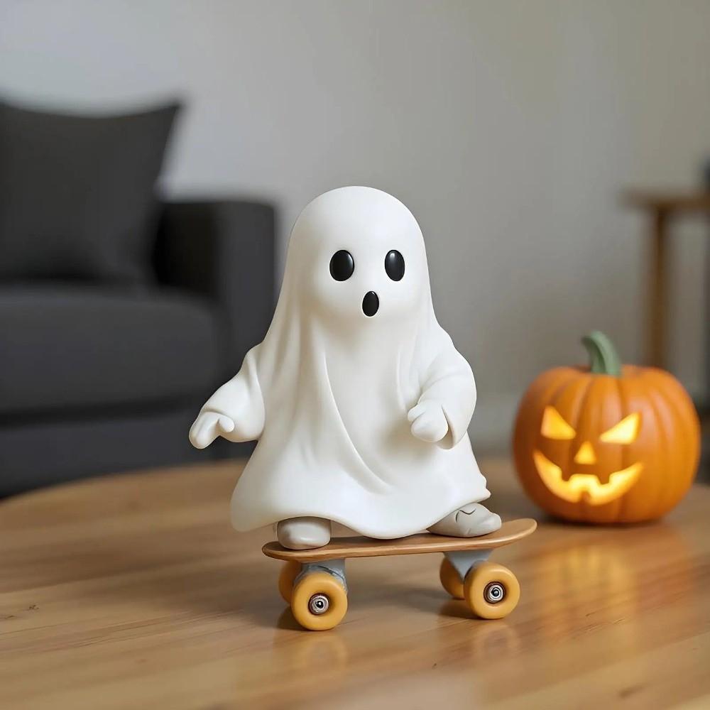 Handicraft Halloween Ghost Statues Halloween Themed Ghost Halloween Ornament  Children Girls Boys