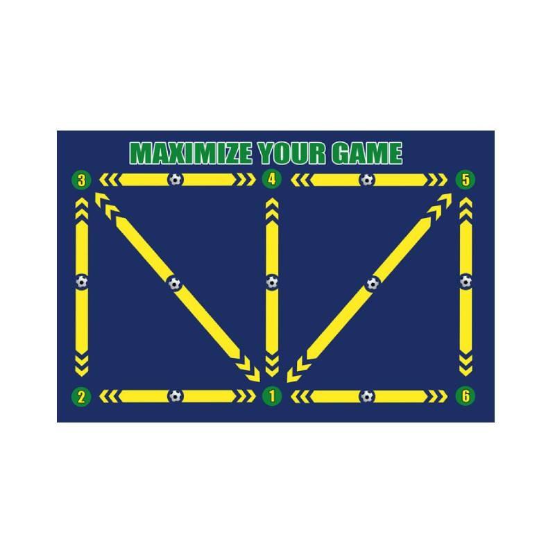 

Football Mat Training Soccer Mastery Pad Footstep Training Mats Sports Outdoor