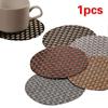 1 ks PVC tkané tácky pod pohárky, izolační podložka pod restaurační kelímek, vodní tepelná izolace, protiskluzová podložka na stůl