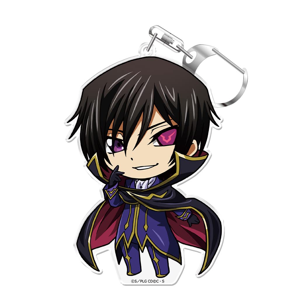 Code Lelouch of the Rebellion Puni Keychain Lelouch Zero Outfit [azumaker] Geass Colle! (with stand) ver.