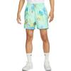 Nike Plant Print Drawstring Mid-Waist Casual Shorts Men Bottoms Emerald-Green FQ0350-349