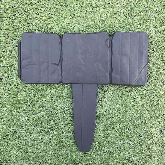 Faux Stone Fence Landscape Edging Easy Installation Flower Bed Lawn Yard Weed Barrier Fence Garden Bed Boundary