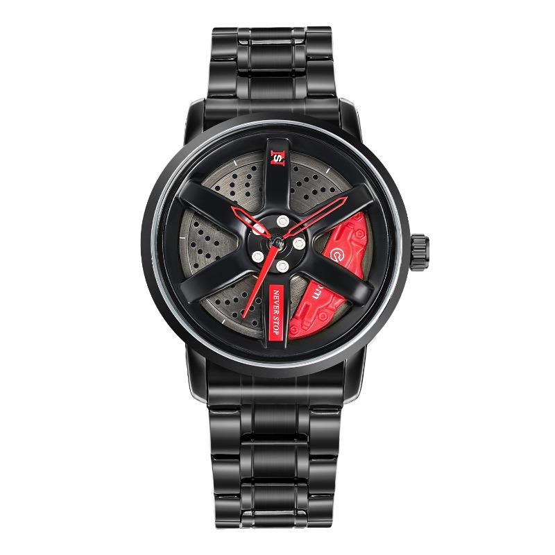 Top Brand New Trendy Men's Watch Hollow Wheel Swivel Men's Watch Fashion Men's Watch Quartz Watch