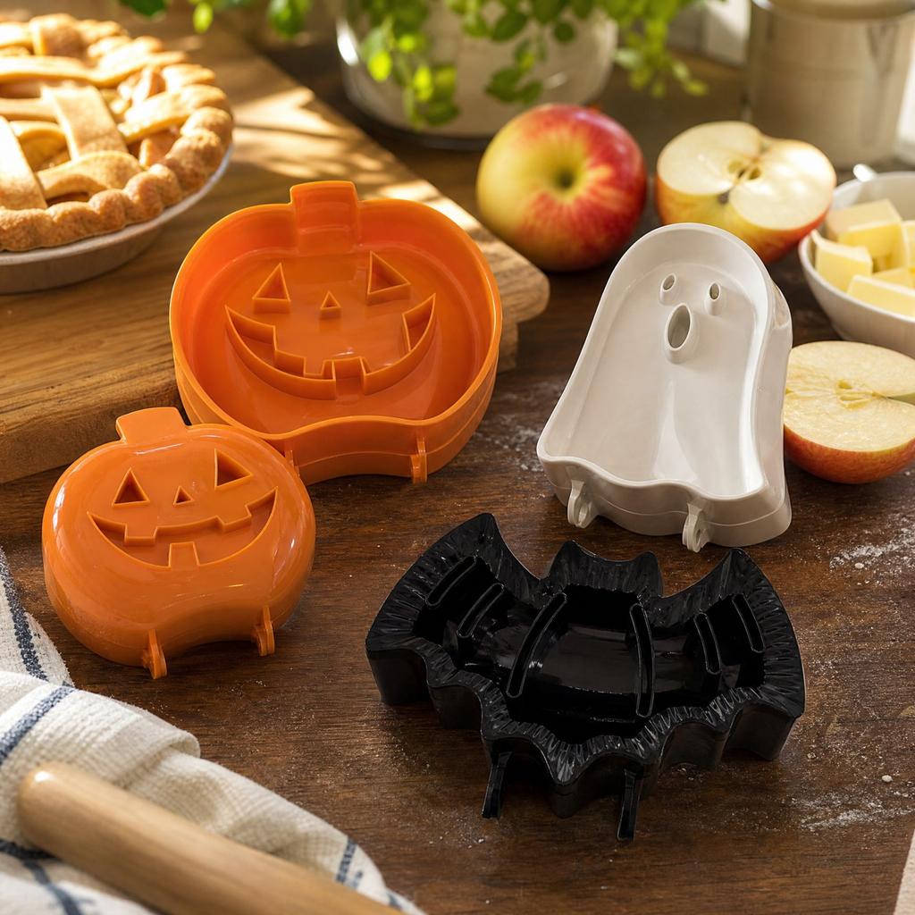 Halloween-Kuchenteig-Set mit, Kürbis und Formen für Kuchen, 3/6 Stück