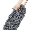 Extendable Handle Brush with Microfiber Duster Long Bristle Scrub Cleaning Mop For Vehicle Cleaning