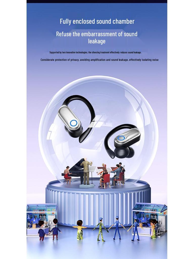 26 Open/In-Ear TWS True Wireless AI Translation Bluetooth Noise-Cancelling Earphones for Sports