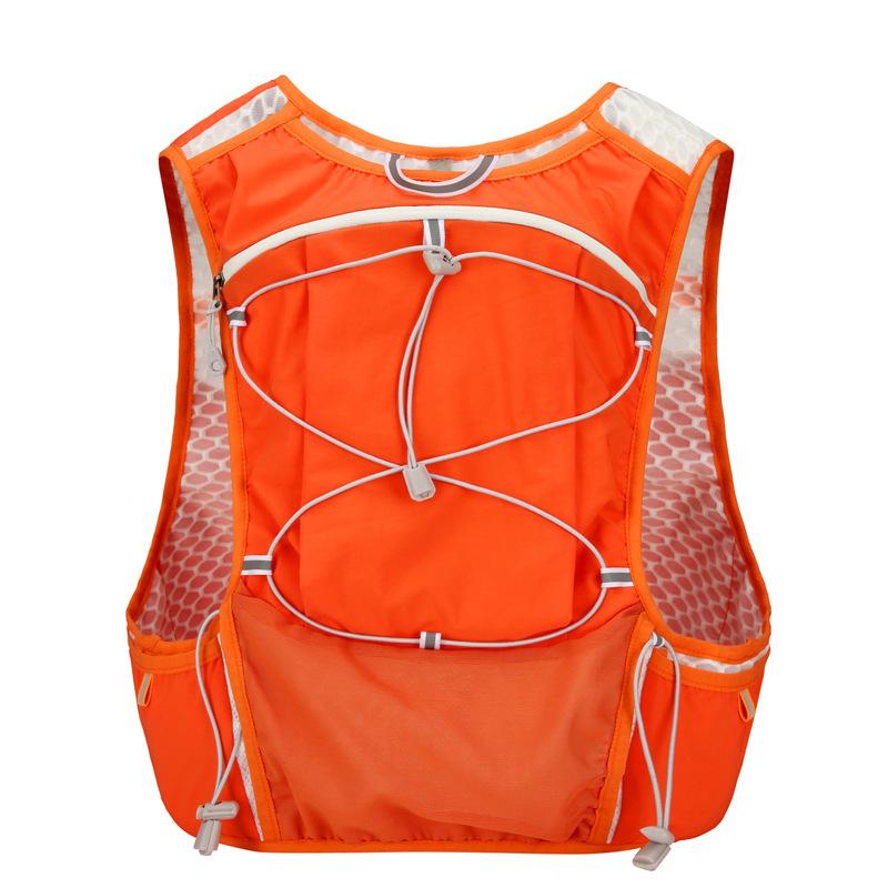 Chaleco Mochila Deportivo para Exteriores Transpirable Ligero Antisalpicaduras Bolsa para Ciclismo Mochila para Correr Maratón Todoterreno al Aire Libre