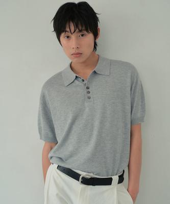 Wednesday Oasis Button Collar Half Knit_Gray(Wc26Kn50)