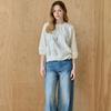 Maxza Fringe Flower Embroidery 7 Sleeve Blouse T shirT ze06qT012na