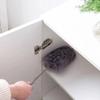 Ultrafin Fiber Dammborttagningsborste Infällbar Utfällbar Rostfritt Stål Dammvippa för Bil Möbler Takspringa Rengöring Lättvikt