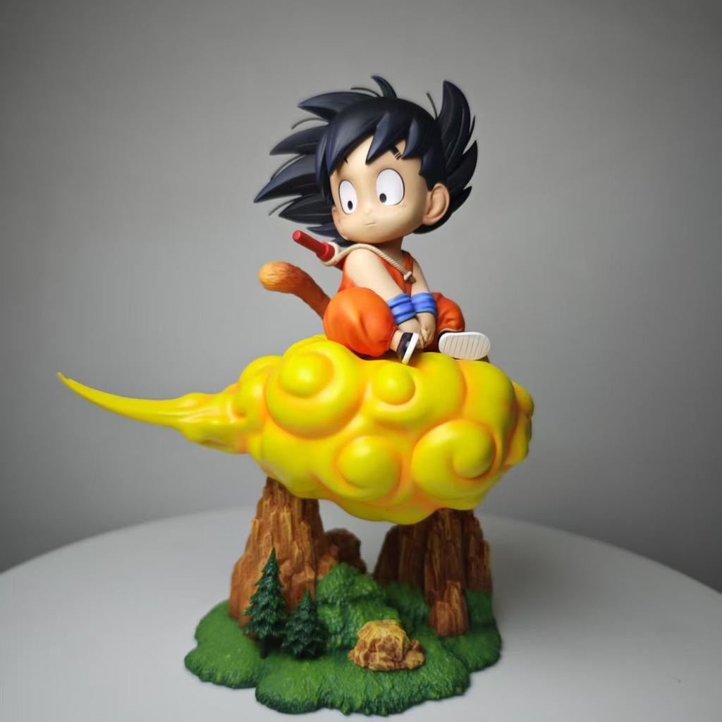 21cm/8.27inch Dragon Ball Kintoun Goku Figure Kid Goku Pvc Action Figures Collection Model Toys Gifts