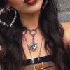 Nonmainstream Alloy Pendant Necklace With Electroplating For Party Look