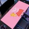 Peppa Mouse Pad, Large Gaming Desk Mat, Non-slip XXL Mousepad for Laptop & Tablet, Mini PC Playmat with Stitched Edges