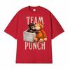 Baby Punch Monkey Lonely Punch Print T Shirts Men Women Clothing Fashion Cotton TShirt High Quality Oversized Tshirt Streetwear