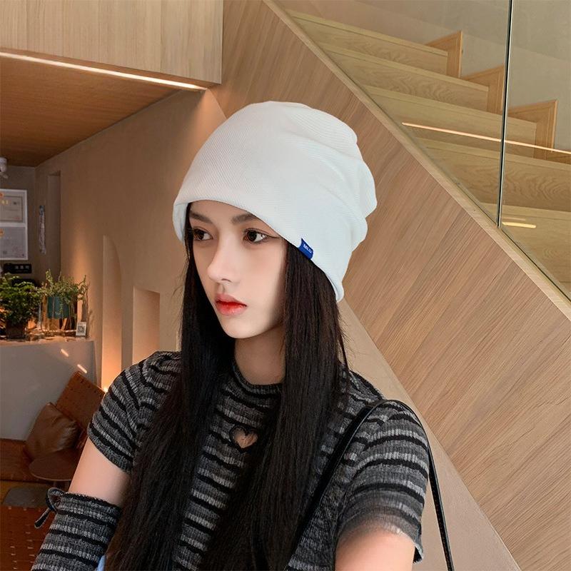 Small Pile of Hats on The Face Show Off  Men and Women's Same Style New Ins Japanese Versatile Trendy Baotou Cold Hat Confinement Hat Korean Version